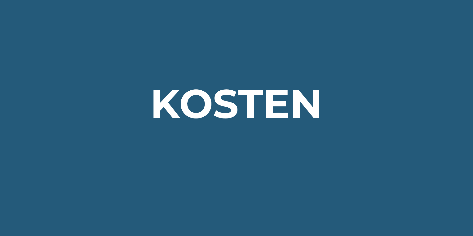 Grafik: Kosten